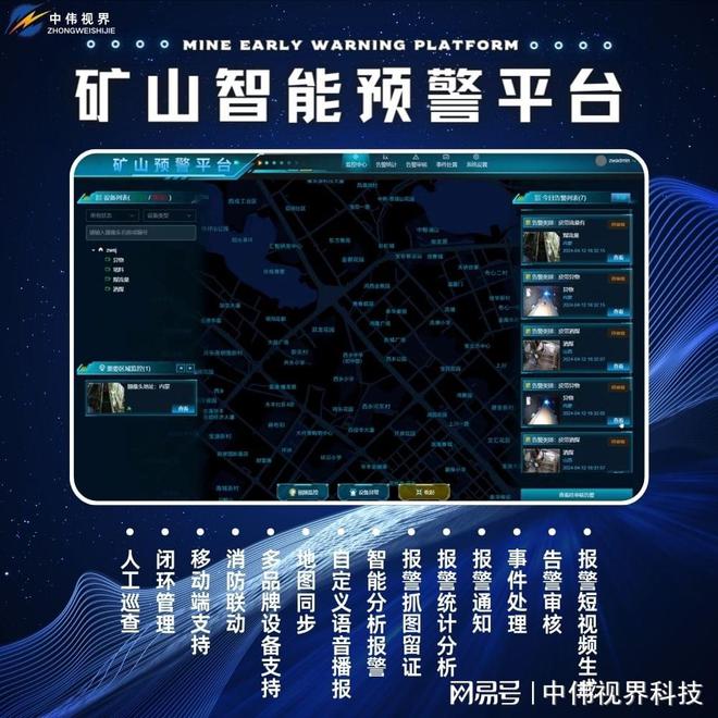 中伟视界：矿山智能化预警平台让矿山安全看得见！