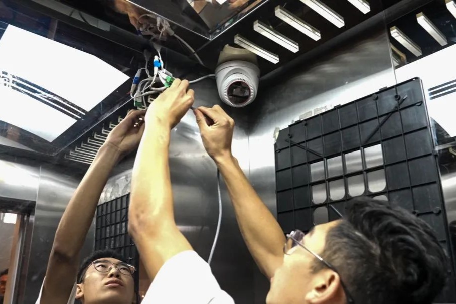 消防安全用上“黑科技”电动车进电梯就报警