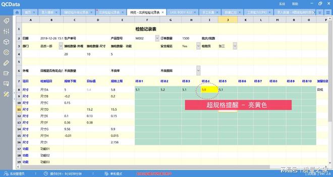 信息化品质管理：太友质量管理系统(QCData®)实时品质监控(图1)
