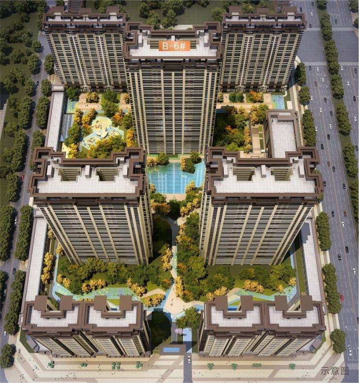 西安(富力开远城)首页网站周边设施容积率私密性好现房(图1)