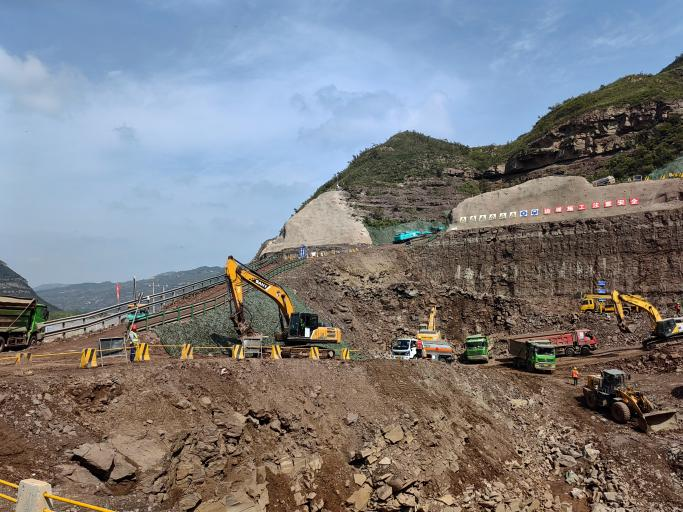 向祖国报告｜古贤水利枢纽工程建设驶入“快车道”筑牢守护黄河安澜“新基石”(图3)